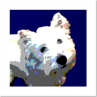 Westie Terrier Posters and Art